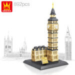 【Wange 4211】Elizabeth Tower-London,England 892pcs