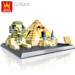 【Wange 4210】Great Pyramid of Giza-Cairo,Egypt 624pcs